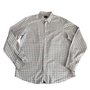 UNTUCKit Long Sleeve Button Up Multicolor Plaid Shirt Cotton Men’s Size XL